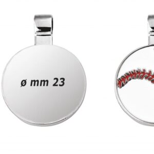 PIASTRINA TONDA – BASEBALL -DIM.1 EURO