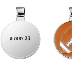 PIASTRINA TONDA – RUGBY – DIM.1 EURO