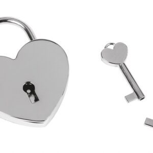 LUCCHETTO CUORE ARGENTO