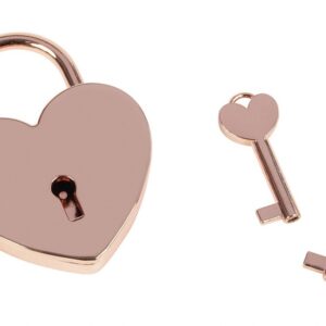 LUCCHETTO CUORE ROSATO