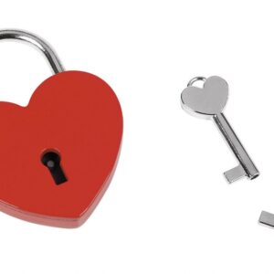 LUCCHETTO CUORE ROSSO