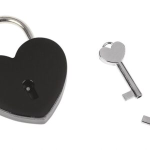 LUCCHETTO CUORE NERO