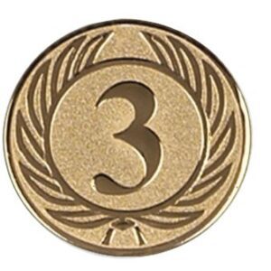 PIASTRINA TERZO BRONZO 3° d=25mm