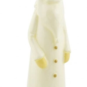 CANDELA BABBO NATALE BIANCO LUCIDO