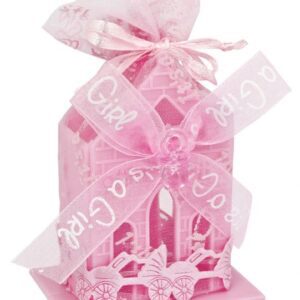 BOMBONIERA CASETTA ROSA OUTLET