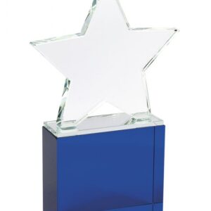 STELLA TRASPARENTE BASE BLU 150x150X10MM