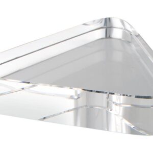 Fermacarte vetro triang.mm90x100 h19