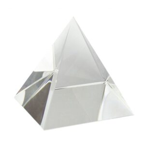 PIRAMIDE IN VETRO NO BOX mm 70×70 h70