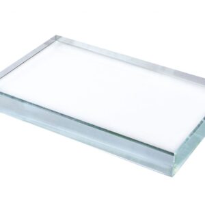 FERMACARTE IN VETRO mm 90×120 h19