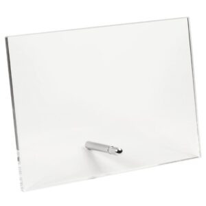 VETRO DRITTO CON SUPPORTO 190X140X10MM