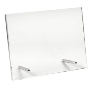 VETRO DRITTO CON SUPPORTO 220X170X10MM