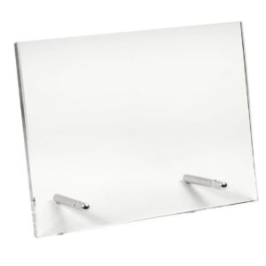 VETRO DRITTO CON SUPPORTO 250x220x10MM