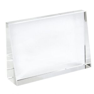 TROFEO VETRO TRASPARENTE mm 150X30X100