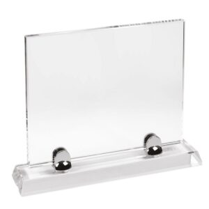 TROFEO VETRO mm 260x220x10 BASE H 19