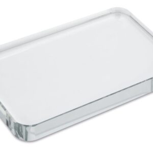 FERMACARTE VETRO RETTANGOLARE 100x160x19