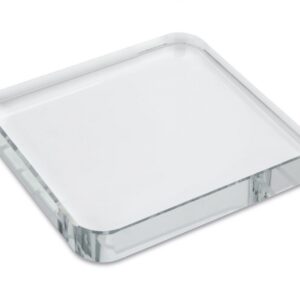 FERMACARTE VETRO QUADRATO 90×90 h19