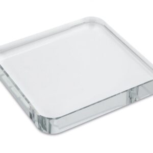 FERMACARTE VETRO QUADRATO 120×120 h19