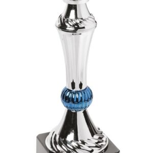 TROFEO COPPA DECORI BLU H 225 MM