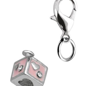 CHARM “DADO CUORI” mm 8×10