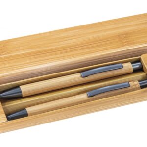 BALL PEN E MATITA IN BAMBOO CON BOX