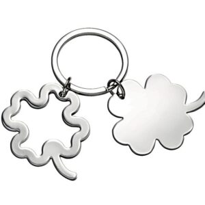 PORTACHIAVI DOPPIO QUADRIFOGLIO-NO BOX