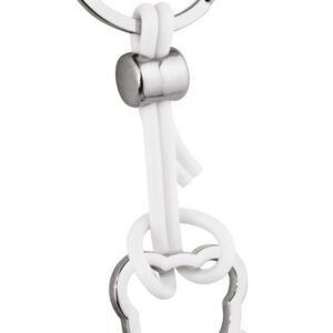 PORTACHIAVI ORSETTO PVC BIANCO- NO BOX