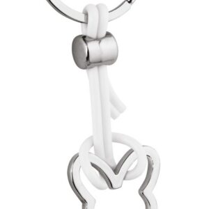 PORTACHIAVI CONIGLIETTO PVC BIANCO NOBOX