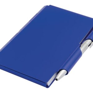 BLOCCO TASCABILE BLU C/PENNA FINE SERIE