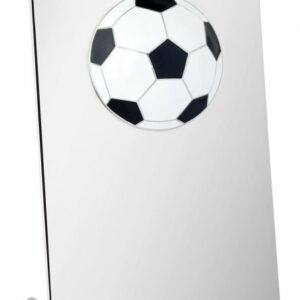 TARGA IN MET.LUCIDO “FOOTBALL” 88X160 mm