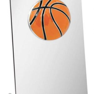 TARGA IN MET.LUCIDO “BASKET” 88X160 mm