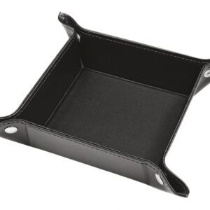 VUOTATASCHE IN PU NERO 10×10 cm