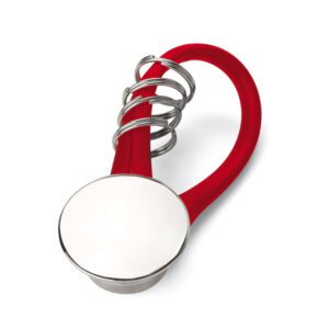 PORTACHIAVI TONDO PVC ROSSO