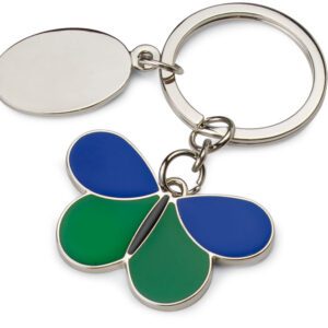 PORTACHIAVI FARFALLA  BLU-VERDE