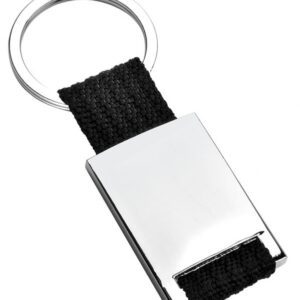 PORTACHIAVI CON TESSUTO NERO