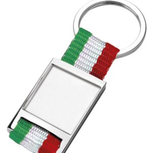 PORTACHIAVI TESSUTO TRICOLORE INCAVO 25x