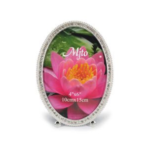 PORTAFOTO OVAL SILVER CRYSTAL OUTLET