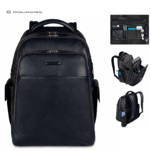 ZAINO PORTA PC E IPAD IN PELLE PIQUADRO