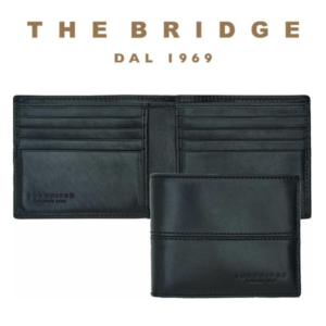 PORTAFOGLI UOMO IN PELLE BOVINA – THE BRIDGE –