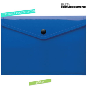 BUSTA PORTADOCUMENTI 33.5X24 CM IN PVC