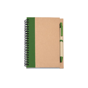 BLOCK NOTES SPIRALATO “ECO PAPER” CON PENNA