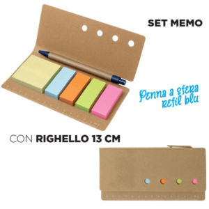 SET MEMO CON RIGHELLO