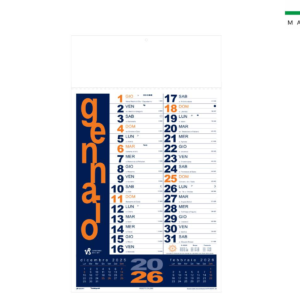 Calendario PORTOGHESE MAXI mensile 31×53