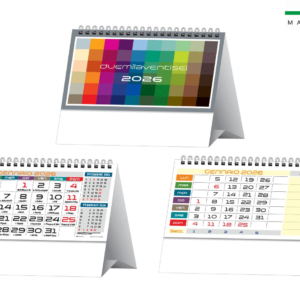 CALENDARIO DA TAVOLO TRIMESTRALE COLOR 19×14,5