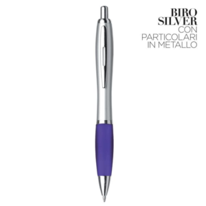 NEW YORK – Penna a sfera in plastica silver