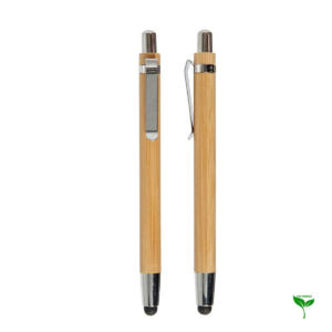 SANTORINI – PENNA ASFERA TOUCH IN BAMBOO E METALLO