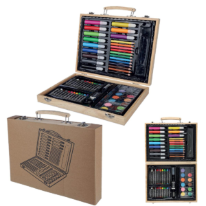 SET DISEGNO 66 PEZZI IN CUSTODIA CON MANICO