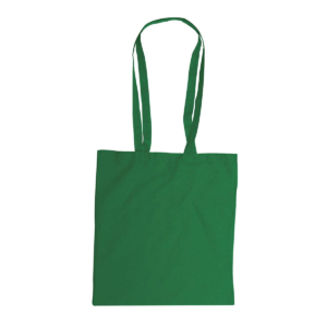Borsa shopping in cotone manici lunghi
