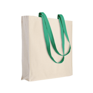 BORSA IN COTONE CONSOFFIETTO MANICI LUNGHI