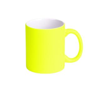 TAZZA IN CERAMICA FLUORESCENTE
