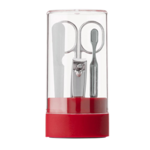 CONTENITORE IN ABS CON SET MANICURE 4 PEZZI